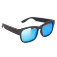 thumbnail image 3 of Lunettes, Temps de Charge 2-3h 10m / 33 Pieds Lunettes de Soleil Sans Fil Réduction de Bruit ABS Multifonction pour Hommes pour Conduite pour Course Espace Bleu, 3 of 8