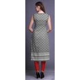 thumbnail image 4 of Bimba Tuniques Droites pour Femmes Imprimées Sans Manches Kurti Décontractée Robe Petite, 4 of 5