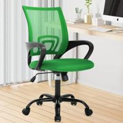 NiamVelo Mesh Office Chair Height Adjustable Ergonomic Computer Desk Chair Armrest Task Chair with Wheels for Adults, Green