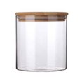 thumbnail image 1 of AMERTEER Bouteille de Rangement de Cuisine Transparente Claire à Haut Cylindre en Verre Scellé avec Couvercle Contenant d'Organisation, 1 of 5