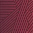 thumbnail image 1 of Ahgly Company Machine Washable Indoor Square Transitional Bright Maroon Red Area Rugs, 6' Square, 1 of 7