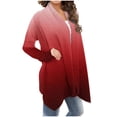 thumbnail image 5 of Pisexur Veste pour Femmes, Cardigans à devant Ouvert, Manteaux Trench, Vestes d'Automne, Mode pour Femmes, Cardigan Imprimé à Manches Longues, 5 of 5