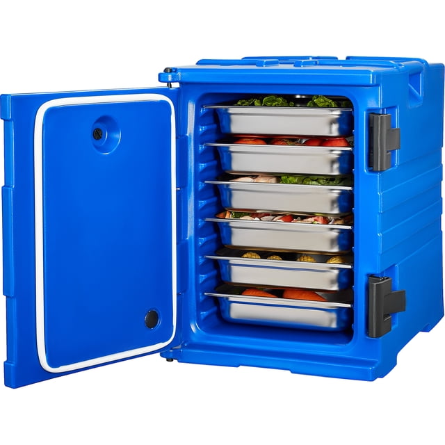 Bac Alimentaire Isolé Empilable pour Traiteur, Boîte à Vaisselle 90 L, Plat Anti-Frottement