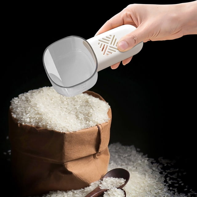 TIMIFIS Rice Spoon Multifunctional Rice Scooping Spoon Household Food Grade Kitchen Cereal Spoon Insect Proof Digging Flour Measuring Rice Kitchen Appliances