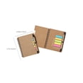 thumbnail image 3 of Fwttom Paper Notebook, Notebook with Pen Attached Writing Pad Memo Notepad for Office Home School Journal Planner Stickys Notes Singles 10Ml, 3 of 6