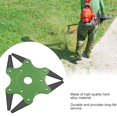 thumbnail image 5 of Steel Cutter Head Steel Trimmer Head 6 Teeth Sturdy Grass Trimmer Blade Durable Steel Razor Trimmer Head Flexible Professional Blade Easy Cutting for Lawn Weeding Garden�?reen�?, 5 of 5