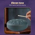 thumbnail image 3 of Steel Tongue Drum 6 Inch 11 Notes D Key Percussion Instrument Portable Balmy Drum with, 3 of 8