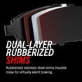 thumbnail image 4 of Power Stop Brake Pad 17-1405 Z17 Evolution; FMSI Number D1405; Ceramic Brake Pads; Set Of 4; With Premium Stainless Steel Hardware, 4 of 4