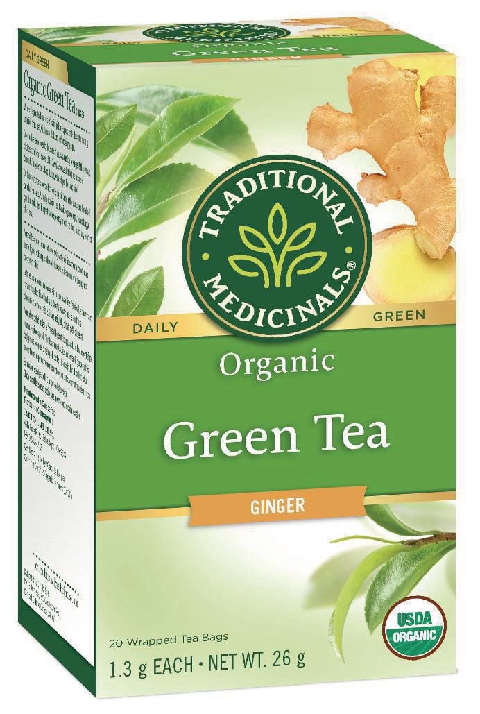 Traditional Medicinals Organic Green Tea with Ginger