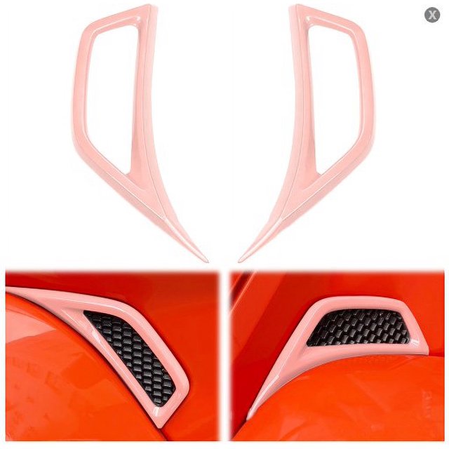 2pcs Car Wheel Eyebrow Side Air Inlet Cover Sticker Trim For Jeep JL Gladiator JT 2018+ Air Conditioning Vent Outlet Decoration