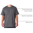 thumbnail image 4 of Dickies Mens Short Sleeve Heavyweight Crew Neck, M, Charcoal Gray Heather, 4 of 7