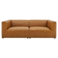 thumbnail image 1 of Modway Bartlett 2-Piece Tufting Upholstered Faux Leather Loveseat in Tan, 1 of 11