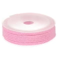 thumbnail image 1 of Unique Bargains Twisted Nylon Twine Thread Beading Cord 3mm 7M/23 Feet Extra Strong Braided Nylon String, Pink, 1 of 6