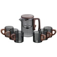 thumbnail image 2 of Huayishang Glass&Bottle Water Separation Glass Teapot With Wooden Handle Teapot Glass Teapot With Infuser Magical Teapot Glass Glass Teapot With Strainer Filter Teapot With Infusers, 2 of 9