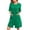 A2_Green#nightgowns for women, variant on Lcziwo Womens Short Sleeve Nightgown Zip Up Lightweight Casual Bathrobe Soft Knee Length Plain Housecoat with Pocket Purple,L
