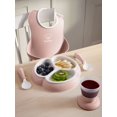 thumbnail image 2 of BabyBjorn Mealtime Set, 4 pcs, Powder Pink, 2 of 4