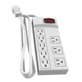 thumbnail image 1 of Barre d'alimentation compacte PowerMax 8 de Stanley à 8 prises, 1 of 3