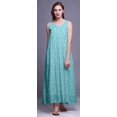 thumbnail image 2 of Bimba Robe de Nuit Maxi en Rayonne pour Femmes, Imprimée, Sans Manches, Robe de Nuit Maxi - TG, 2 of 5