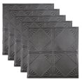 thumbnail image 1 of Great Lakes Tin Erie Pewter 2ft x 2ft Nail Up Ceiling Tiles (5 Pack), 1 of 6