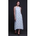 thumbnail image 2 of Bimba Block Women Printed Backless Long Halter Neck Beachwear RayonDress-X-Large, 2 of 6