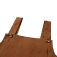 thumbnail image 4 of Wide Leg Overalls for Women Sleeveless Jumpsuits Suspender Overalls with Pockets, 4 of 5