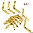 thumbnail image 1 of 10Pcs/Bag 90 Degree Hinges Zinc Alloy Spring Hinge for Wooden Box Jewellery Case, 1 of 4