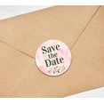 thumbnail image 4 of Darling Souvenir 45 Pcs DIY Round Floral Personalized Save The Date Stickers-1.6 Inches, 4 of 4