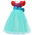 thumbnail image 3 of Birdeem Kids Girls Paillette Pageant Gown Costume Party Princess Wedding Dress, 3 of 12