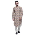 thumbnail image 1 of Atasi Kurta à Manches Longues de Designer pour Garçons, Kurta Décontractée Imprimée en Coton Flex, 1 of 1