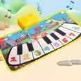 thumbnail image 4 of Kids Musical Play Mat Stepping Piano Floor Keyboard Puzzle Early Education Game Carpet 46X25Cm, 4 of 7