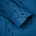 thumbnail image 4 of Dress Shirts for Men with Pocket Long Sleeve Big & Tall Tshirts Shirt Button-Down Collared Wrinkle-Free Solid Color Business Work Tops, 4 of 5