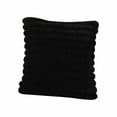 thumbnail image 1 of Pillow for Neck Pain Relief 18x18inch Throw Pillow Decorative Plush Pillow for Bed, Couch Soft Fluffy Pillow with Velvet Back for Living Room, Neutral Home Decor Accent for Sofa, 1 of 4