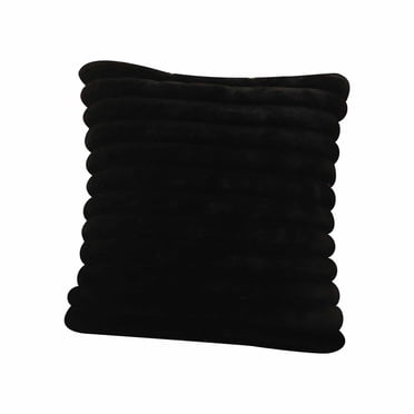 Meitianfacai 18x18inch Throw Pillow Decorative Plush Pillow for Bed, Couch Soft Fluffy Pillow with Velvet Back for Living Room, Neutral Home Decor Accent for Sofa