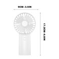 thumbnail image 2 of Boovnll Fan, Usb Rechargeable Handheld Small Fan with Light Student Portable Fan Mini Silent Desktop Fan, Portable Fan, Desk Fan, Fans, 2 of 2
