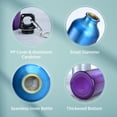 thumbnail image 2 of Amdohai 750mL Water Bottles with Carabiner Portable Aluminum Water Bottle Reusable Leakproof, 2 of 9
