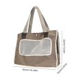 thumbnail image 3 of Dvkptbk dog bag Foldable Pet Carrier Unitary Shoulder Handbag Or Crossbody Style Open Side Designs for Cats Dogs Head Out Suitable for Small To Medium Sized Pet, 3 of 7