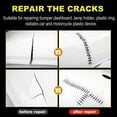 thumbnail image 2 of 100W High-Power Plastic Welding Kit for Auto Bumper Repair - Fast 1-3s Heating, 400°C Instant Temperature, Overheat Protection - US Plug, LED Light, Ergonomic Handle - Includes 50 Flat/M/Wave/V, 2 of 6
