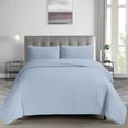 thumbnail image 3 of Swift Home Ultra Soft Pinsonic Quilt Set – Lightweight, Hypoallergenic, All-Season Bedding, 3 of 3