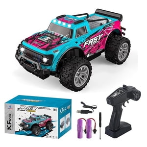Bruce et Shark KF23 1:20 Voiture de télécommande, 2WD hors route RC Camion avec 2 Batteries rechargeables, 2,4Ghz, LED Lumières, suspension de printemps, pour la course & Tous terrains