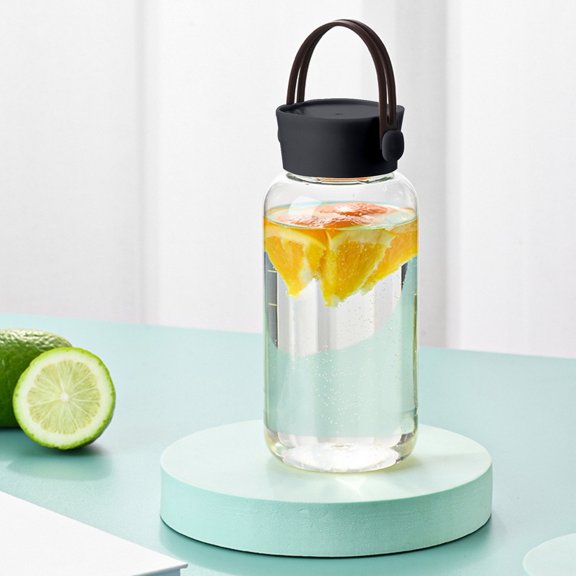 Gobelet en Plastique Transparent Haute Esthétique Gobelet de Sport Extérieur Portable à Main