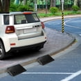 thumbnail image 3 of Costway 2 PCS 5" Rubber Car Curb Ramps for Vehicle Wheelchair Ramp W/ 4 Expansion Bolts, 3 of 10