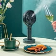 thumbnail image 1 of Dvkptbk Portable Handheld Misting Fan, Rechargeable Mis-ter Fan with Nightlight, Battery Operated Spray Water Mist Fan, for Travel, Outdoors, Hiking, Camping, 1 of 6