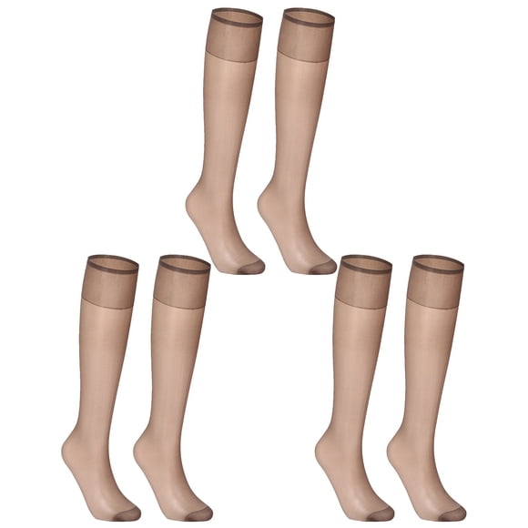 GDREDA 4 Pairs Of Women'S Silk Thigh High Socks Nylon Socks For Women Party Tights Accessories Garter Thigh Highs Stockings for Women plus Size Large Stocking Stockings for Women Pantyhose Silk
