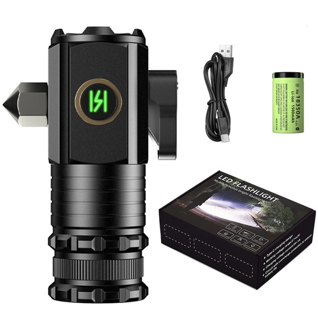 Mini flashlight super power flash, LED mini cap light, super bright small handheld pen light, mini rechargeable flashlight, suitable for maintenance/night outdoor/gathering/camping/emergency situation
