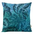 thumbnail image 1 of VargottamSquare Pillow Cover - Decorative Pillow Covers16x16 Inches,PrintedTeal BlueThemePillowcase, DecorativeSquareCushionCovers, 1 of 1