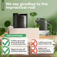 thumbnail image 4 of homeffect Knock Box for Coffee Grounds - Innovative Barista Accessory with Improved Handling - Coffee Knock Box for Espresso Machine, Black, 4 of 6