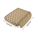 thumbnail image 3 of Car Center Console Armrest Protector 2025 Upgrade Leather Armrest Cover Cushion With 2 Storage Bags Universal Seat Pad Interior Accessories Protector For Most Vehicle, 3 of 4