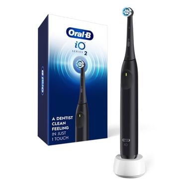 Oral-B iO Series 2 Rechargeable Electric Powered Toothbrush, with 1 Gentle Care Brush Head - Automatic Pressure Sensor to Protect Gums - 3 Modes - 2 Min Timer