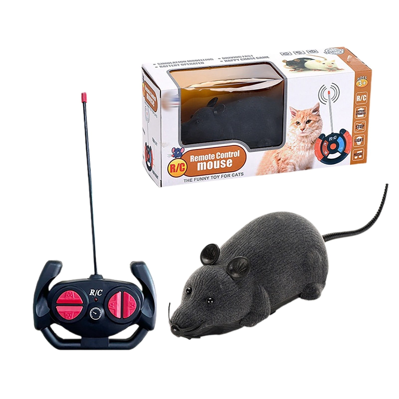 Binwennn RC Funny Wireless Electronic Remote Control Pet Toy For Cats Car-15-wh Dancing Car Desert Buggy Cars 3 Cars Dog Remote Control Car Cars Cars Car for Girls 4-7 9206e Build Remote Control Car