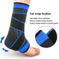 thumbnail image 4 of Adjustable Ankle Support, Elastic Ankle Brace, Nylon Running Outdoor Basketball For Football XL, 4 of 8